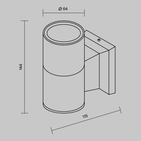 Aplique de pared Bowery