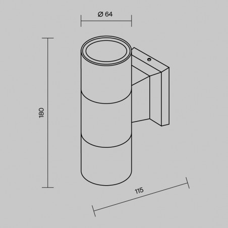 Aplique de pared Bowery (2 Luces)