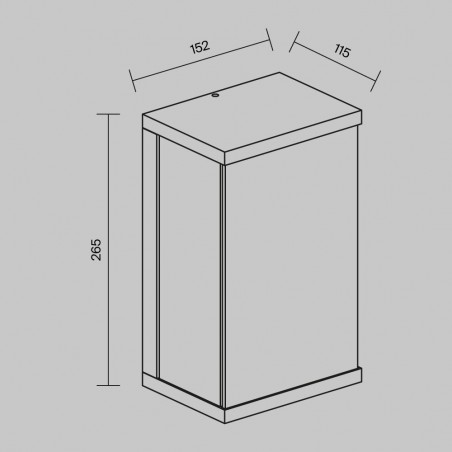 Aplique de Exteriores Led Baker Street (10W)