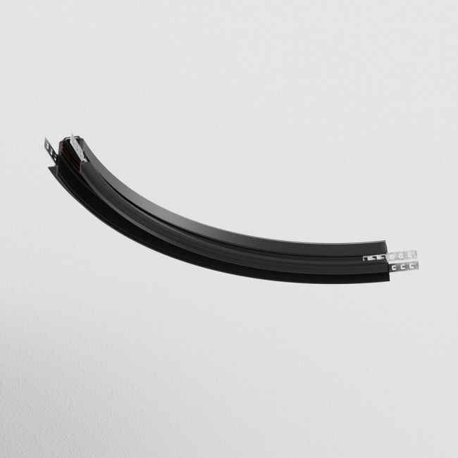 Accesorio curva para carril magnético empotrable Exility