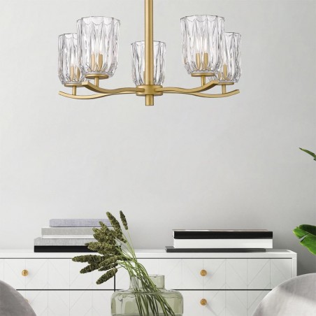 Lámpara de araña Chester (6 luces)