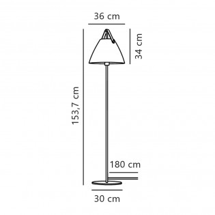 Lámpara de pie Strap