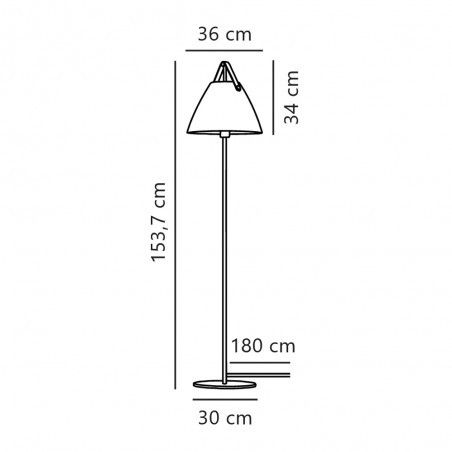 Lámpara de pie Strap