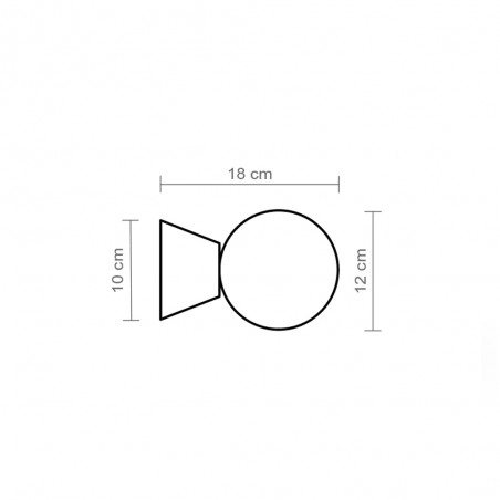 Aplique de pared Abisal Alabastro
