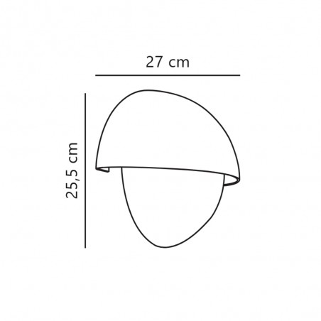 Aplique de exterior Scorpius Round Maxi