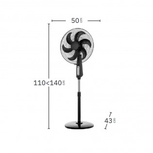 Ventilador de pie Granizo (85W)