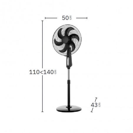 Ventilador de pie Granizo (85W)