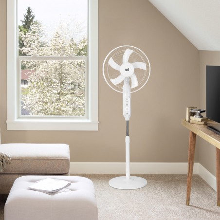 Ventilador de pie con panel solar Clima (30W)