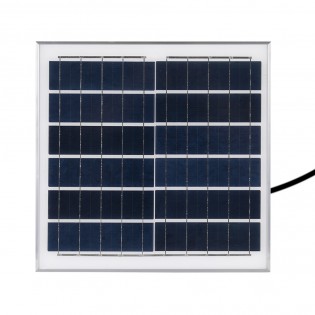 Ventilador de pie con panel solar Rialto (30W)