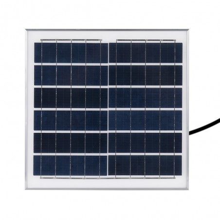 Ventilador de pie con panel solar Frontera (30W)