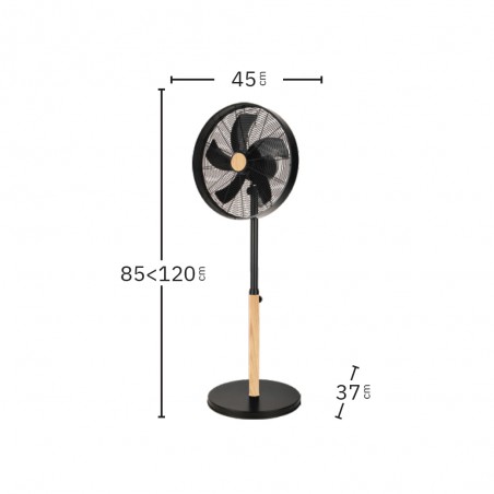 Ventilador de pie Falcon (50W)