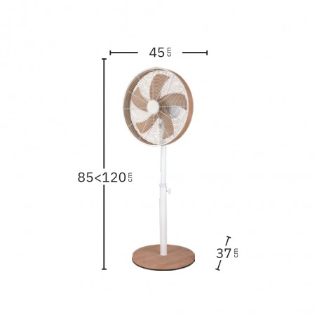 Ventilador de pie Alcañiz (50W)
