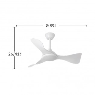 Ventilador de techo LED Caiman CCT Dim (36W)