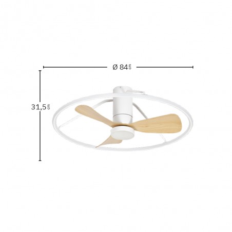 Ventilador de techo LED Oporto CCT (56W)