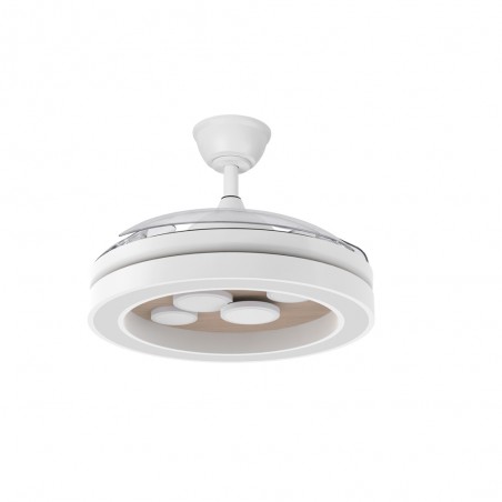 Ventilador de techo LED aspas plegables Cupido CCT Smart (55W)