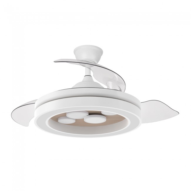 Ventilador de techo LED aspas plegables Cupido CCT Smart (55W)
