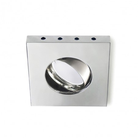 Empotrable basculante cuadrado Horus Cromo