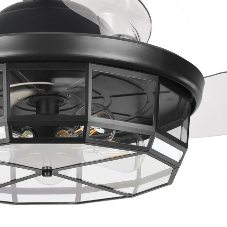 Ventilador con aspas plegables Tornado (5 luces)