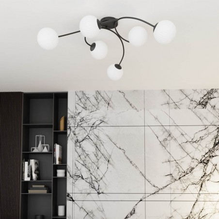 Plafón de techo Piresa (6 luces)
