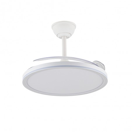 Ventilador LED con aspas retráctiles Astor CCT Dim (45+9W)