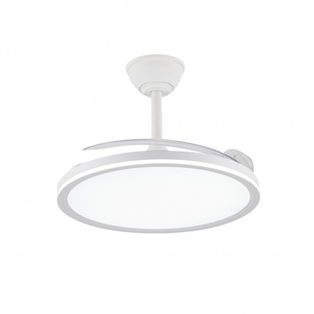 Ventilador LED con aspas retráctiles Astor CCT Dim (45+9W)