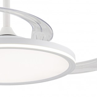Ventilador LED con aspas retráctiles Astor CCT Dim (45+9W)
