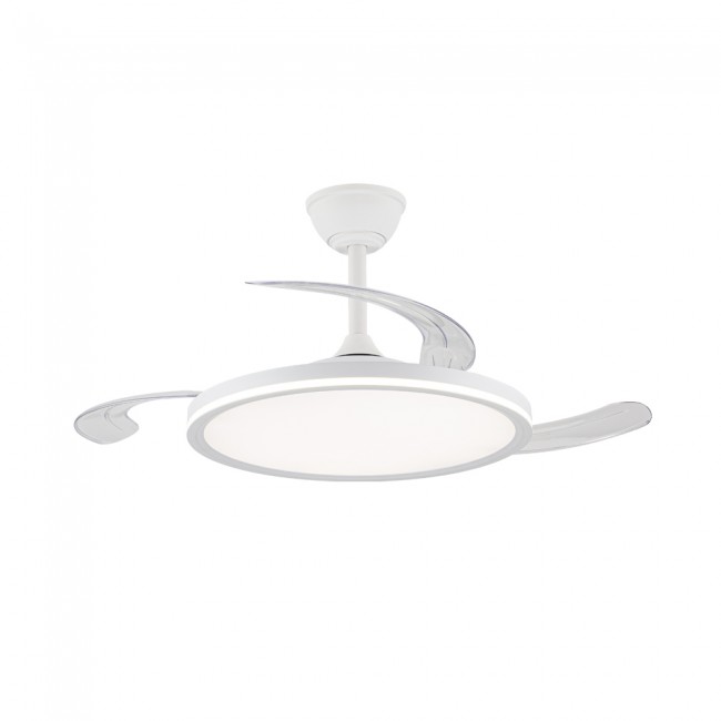 Ventilador LED con aspas retráctiles Astor CCT Dim (45+9W)