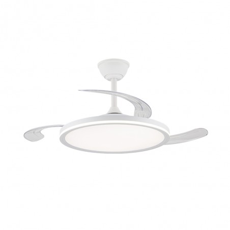 Ventilador LED con aspas retráctiles Astor CCT Dim (45+9W)