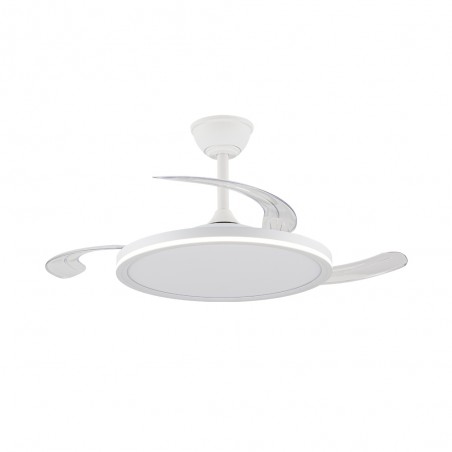 Ventilador LED con aspas retráctiles Astor CCT Dim (45+9W)