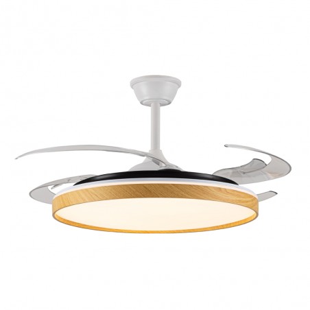 Ventilador LED aspas plegables Panam L CCT Dim (80W)
