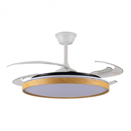 Ventilador LED aspas plegables Panam L CCT Dim (80W)
