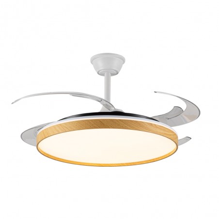 Ventilador LED aspas plegables Panam L CCT Dim (80W)