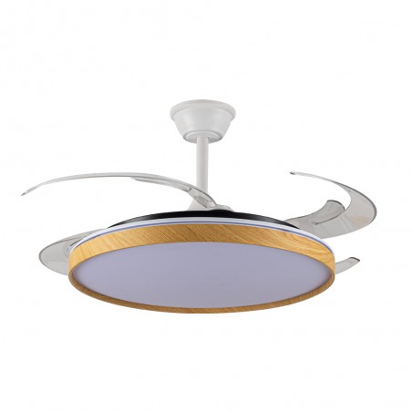 Ventilador LED aspas plegables Panam L CCT Dim (80W)