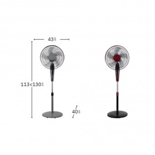 Ventilador de pie Borlon (40W)