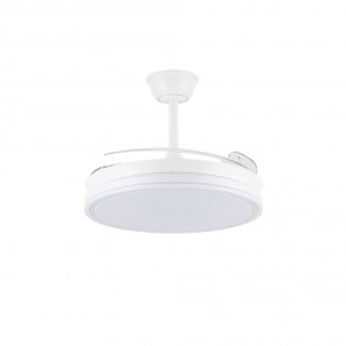 Ventilador LED aspas retráctiles Evo CCT Dim Smart (72W)