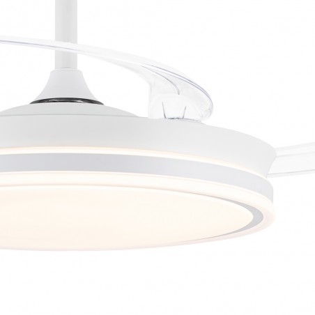 Ventilador LED aspas retráctiles Evo CCT Dim Smart (72W)