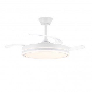 Ventilador LED aspas retráctiles Evo CCT Dim Smart (72W)