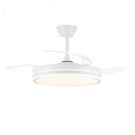 Ventilador LED aspas retráctiles Evo CCT Dim Smart (72W)