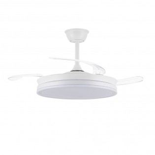 Ventilador LED aspas retráctiles Evo CCT Dim Smart (72W)