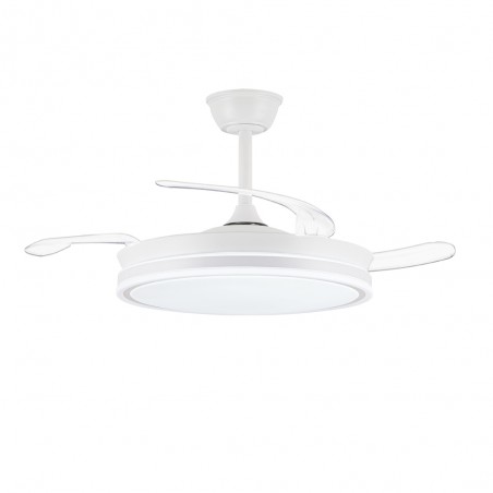 Ventilador LED aspas retráctiles Evo CCT Dim Smart (72W)