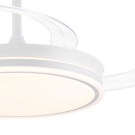 Ventilador LED aspas retráctiles Evo CCT Dim Smart (72W)
