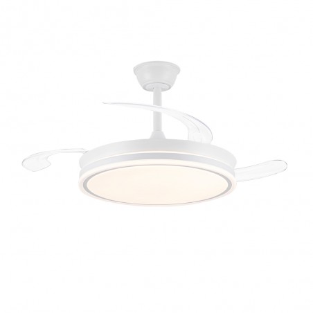 Ventilador LED aspas retráctiles Evo CCT Dim Smart (72W)