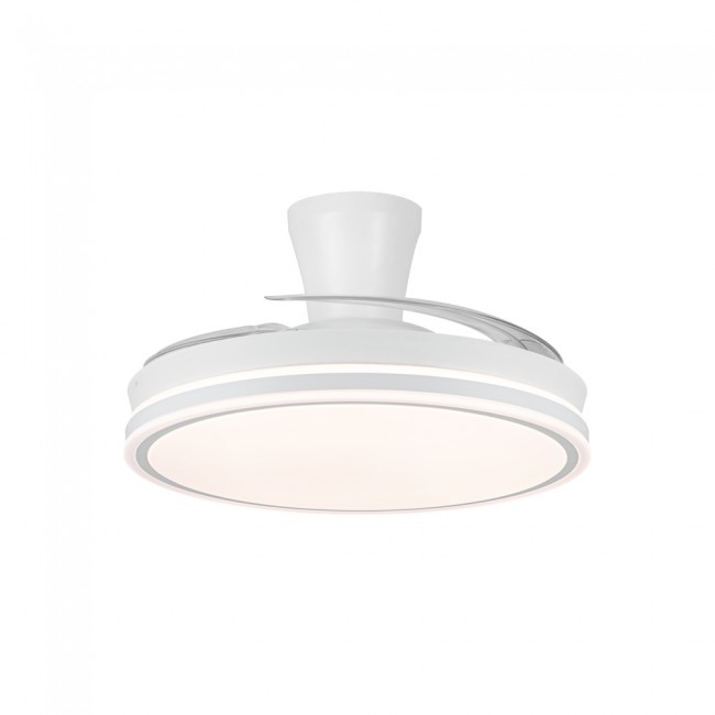 Ventilador LED aspas retráctiles Supereco Long CCT (45W) - Lamparas.es