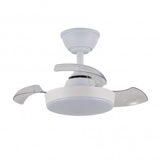 Ventilador LED aspas retráctiles Hornet CCT Dim (32W)