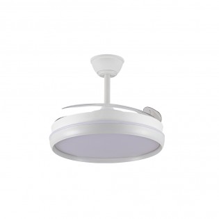Ventilador LED aspas retráctiles Charly Evo CCT Dim Smart (72W)