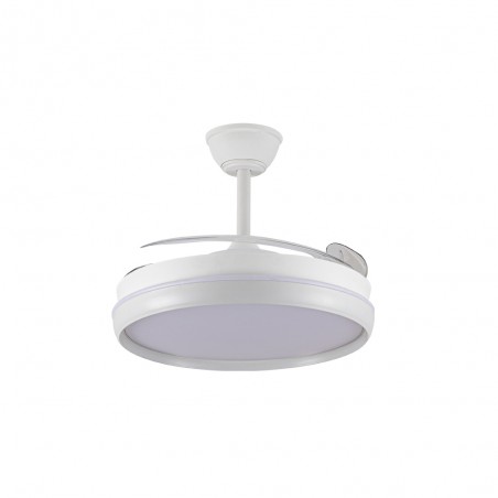 Ventilador LED aspas retráctiles Charly Evo CCT Dim Smart (72W)