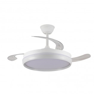 Ventilador LED aspas retráctiles Charly Evo CCT Dim Smart (72W)
