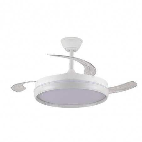 Ventilador LED aspas retráctiles Charly Evo CCT Dim Smart (72W)