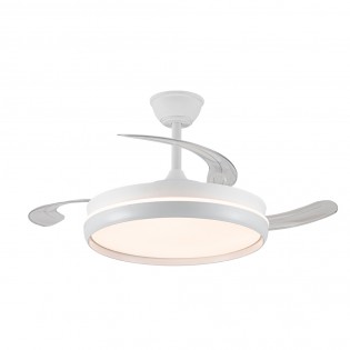 Ventilador LED aspas retráctiles Charly Evo CCT Dim Smart (72W)