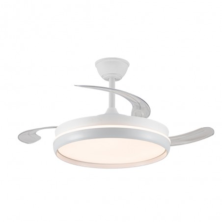 Ventilador LED aspas retráctiles Charly Evo CCT Dim Smart (72W)